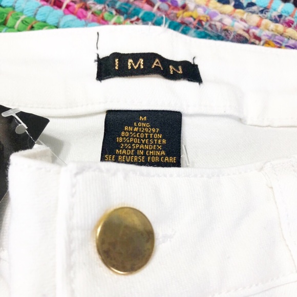 Denim Pant Iman GC Stretch Slip into Slim, Size M - Picture 6 of 8